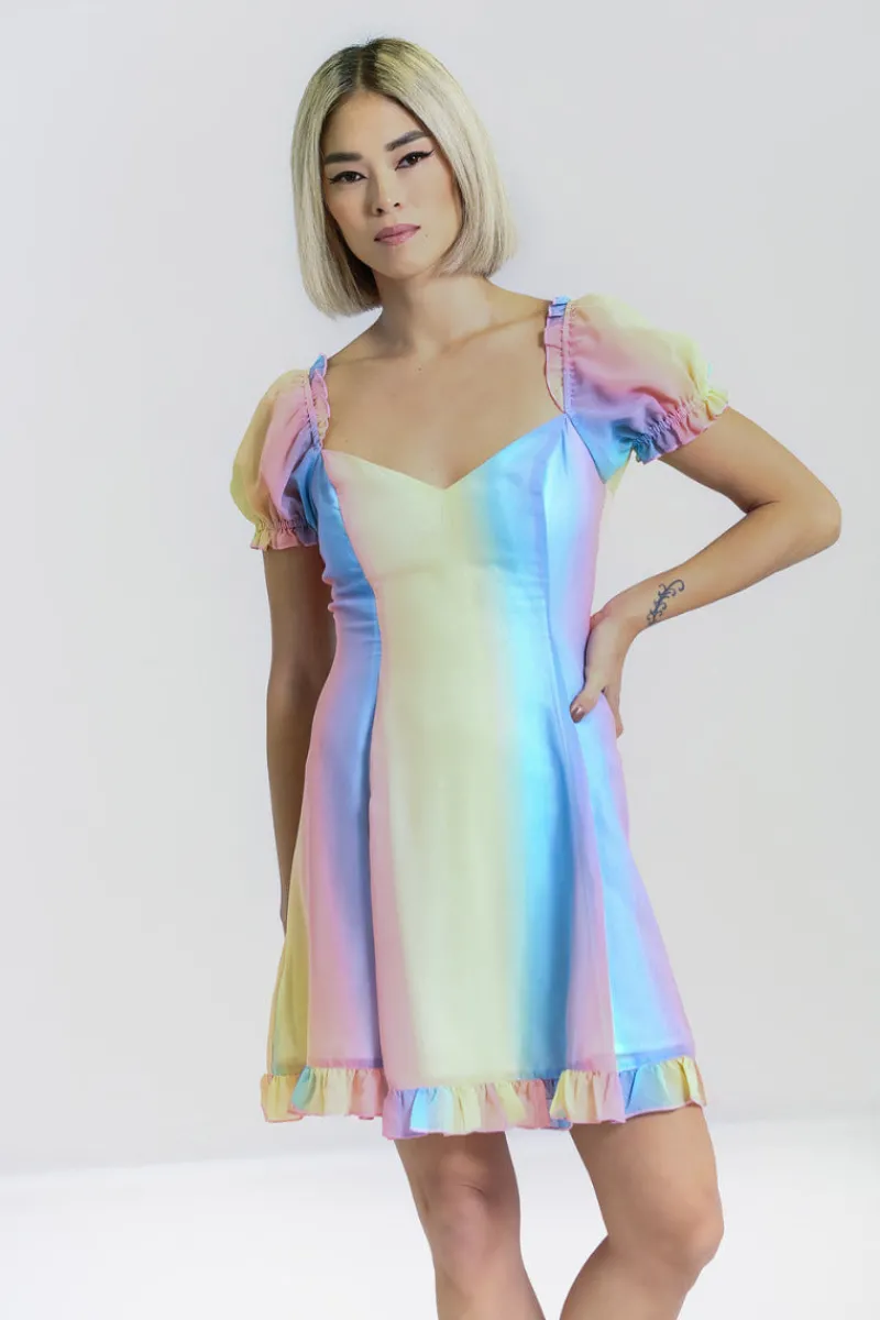 Hell Bunny Halo Mini Dress MultiColour New