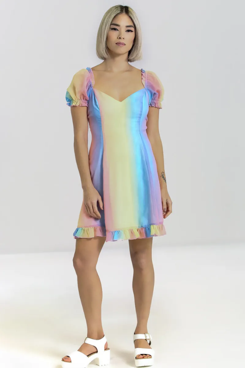 Hell Bunny Halo Mini Dress MultiColour New