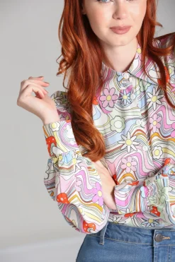 Hell Bunny Happy Daze Blouse Multi Online