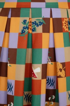 Hell Bunny Hawthorn Dress MultiColour Discount