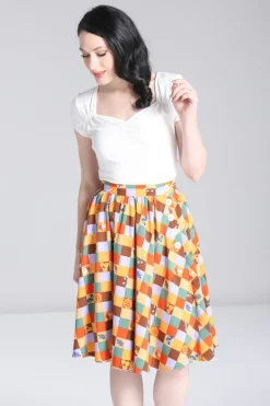 Hell Bunny Hawthorn Skirt MultiColour Online