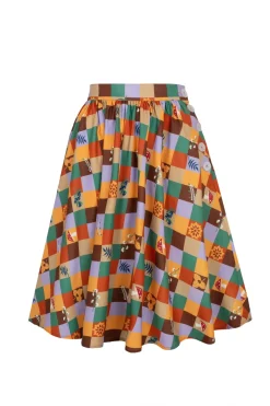 Hell Bunny Hawthorn Skirt MultiColour Online