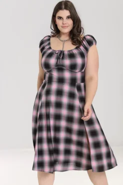 Hell Bunny Hayley Dress Pink Outlet