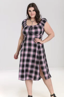 Hell Bunny Hayley Dress Pink Outlet