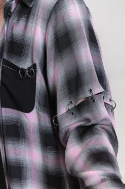 Hell Bunny Hayley Shirt Dress Pink Online