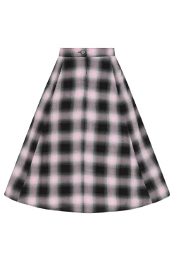 Hell Bunny Hayley Skirt Pink Best