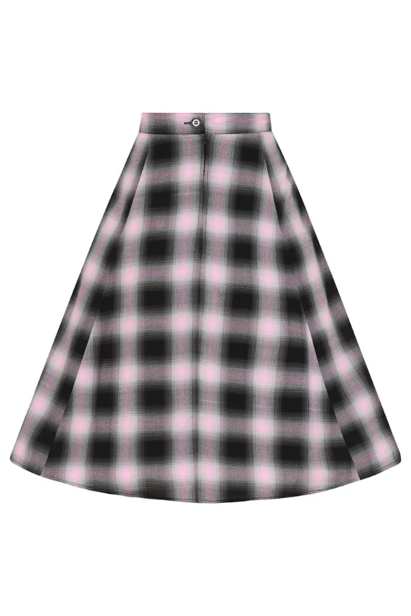 Hell Bunny Hayley Skirt Pink Best