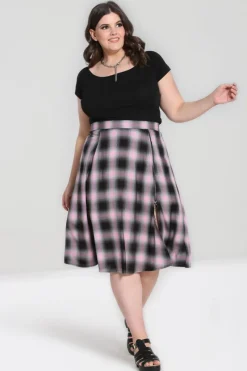 Hell Bunny Hayley Skirt Pink Best
