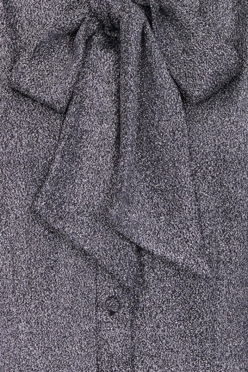 Hell Bunny Haze Blouse Silver Discount