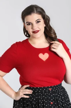 Hell Bunny Heart Top