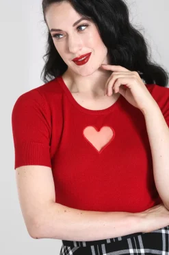 Hell Bunny Heart Top