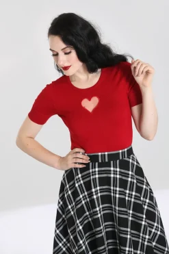Hell Bunny Heart Top