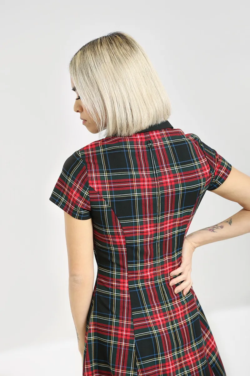 Hell Bunny Heather Mini Dress Black Hot