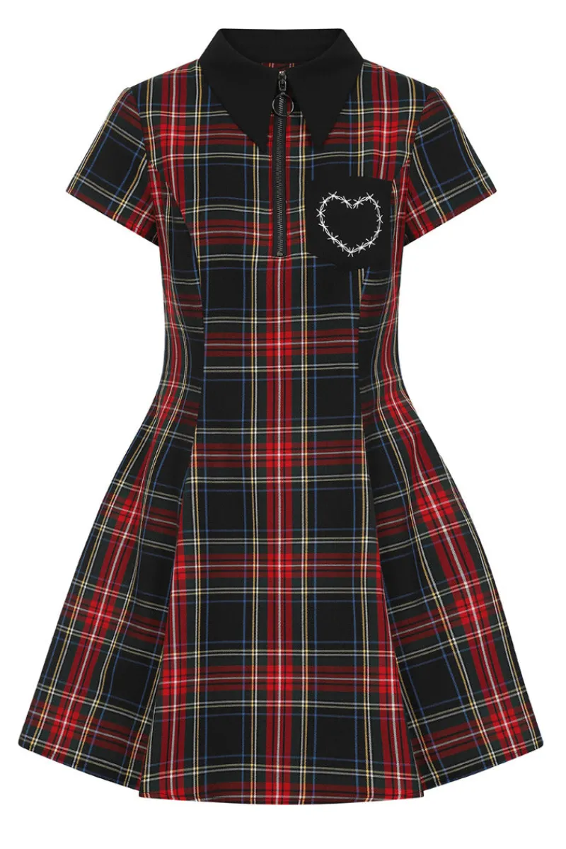 Hell Bunny Heather Mini Dress Black Hot