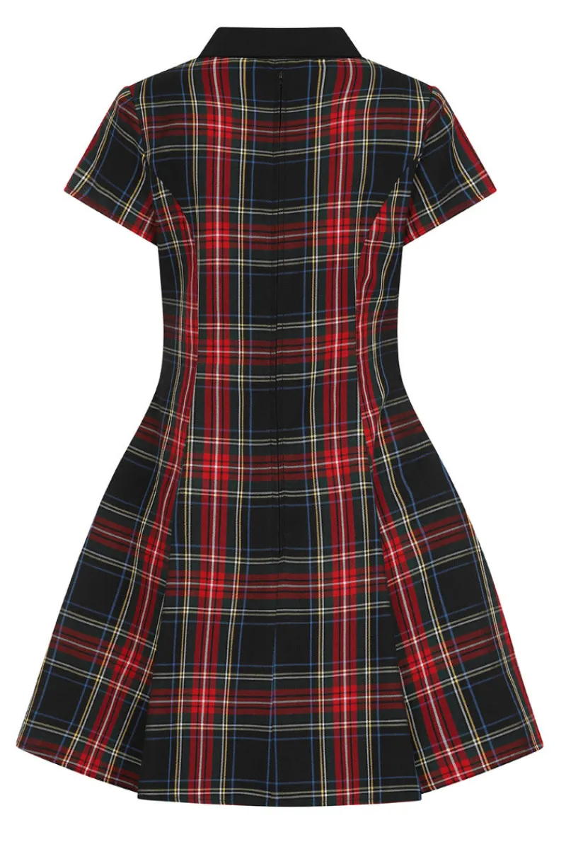 Hell Bunny Heather Mini Dress Black Hot