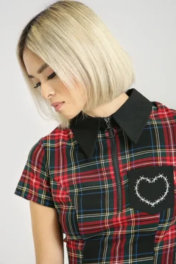 Hell Bunny Heather Mini Dress Black Hot