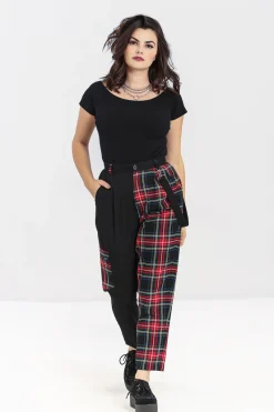 Hell Bunny Heather Trousers Black Best