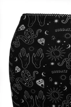 Hell Bunny Hello Goodbye Mesh Skirt Black