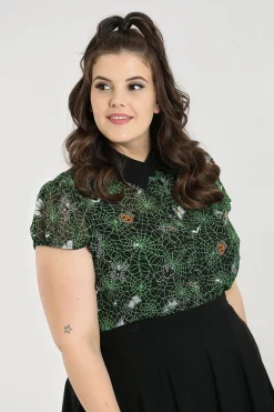 Hell Bunny Hex Blouse Clearance