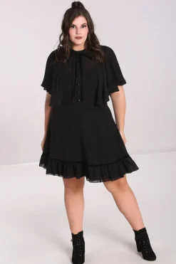Hell Bunny Imperia Dress Black Hot