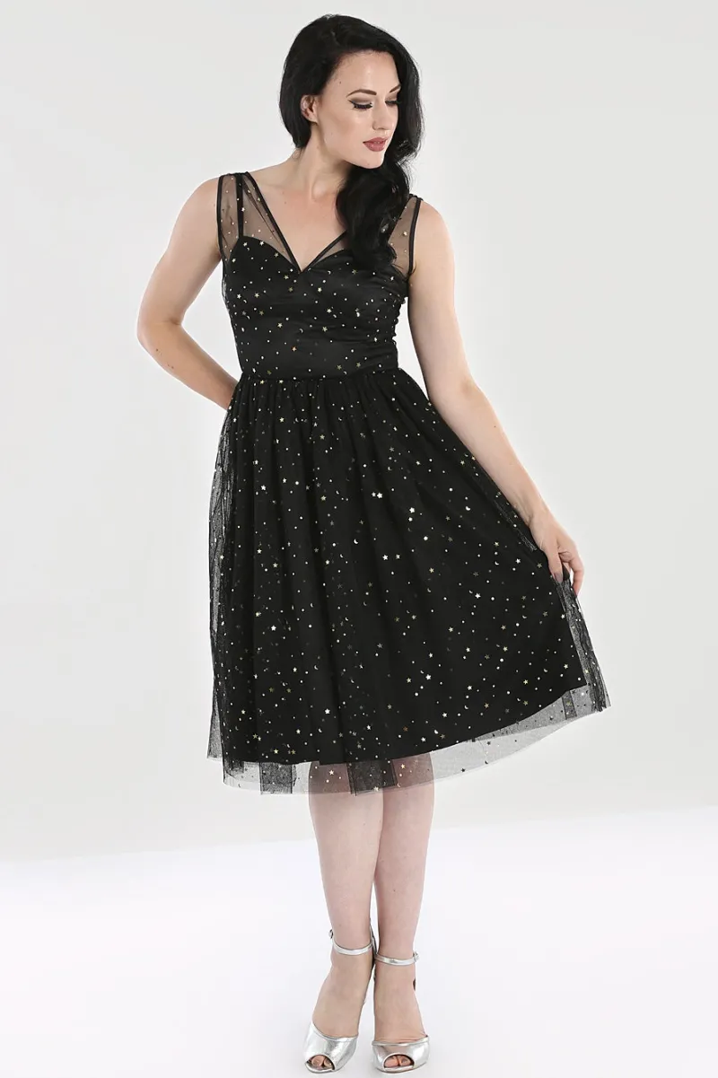 Hell Bunny Infinity 50's Dress Black Online