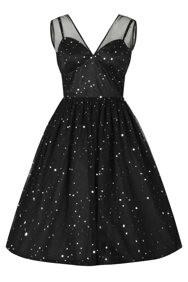Hell Bunny Infinity 50's Dress Black Online