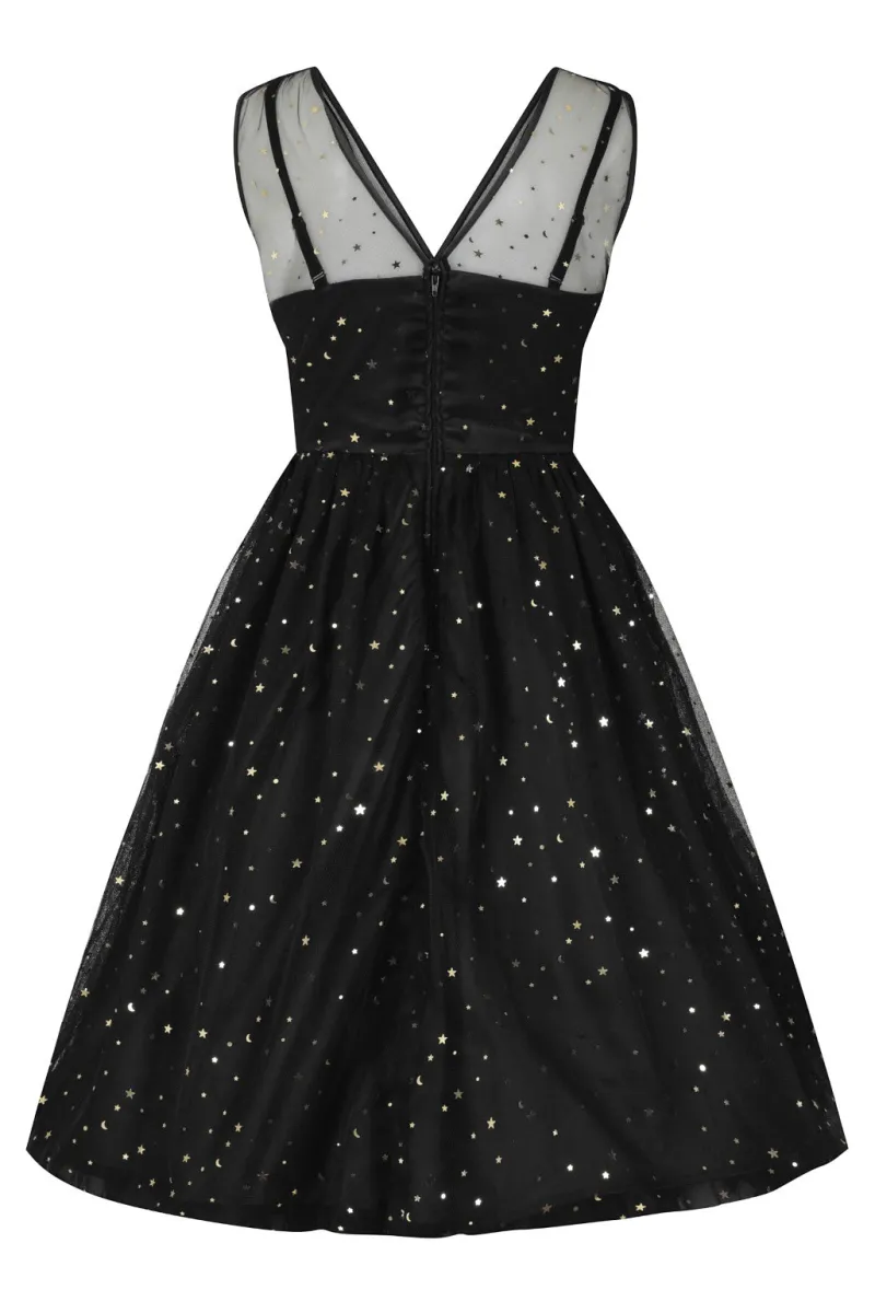 Hell Bunny Infinity 50's Dress Black Online