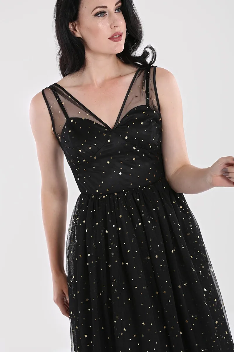 Hell Bunny Infinity 50's Dress Black Online