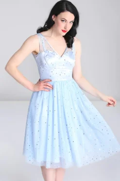 Hell Bunny Infinity 50's Dress Blue Outlet