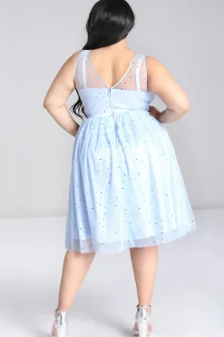 Hell Bunny Infinity 50's Dress Blue Outlet