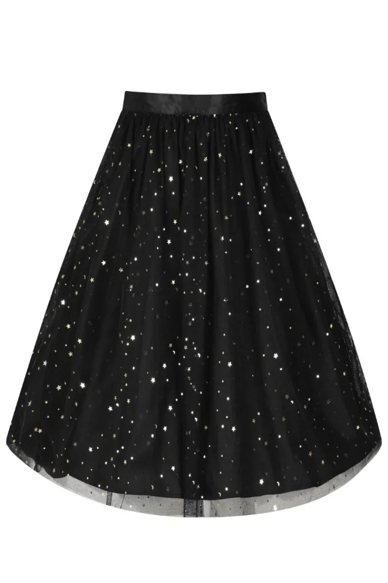 Hell Bunny Infinity 50's Skirt Black Best