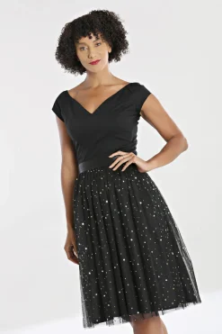 Hell Bunny Infinity 50's Skirt Black Best
