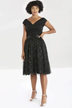 Hell Bunny Infinity 50's Skirt Black Best