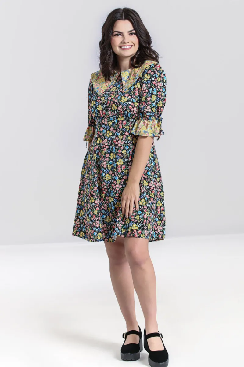 Hell Bunny Ingalls Mini Dress Black Sale