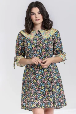 Hell Bunny Ingalls Mini Dress Black Sale