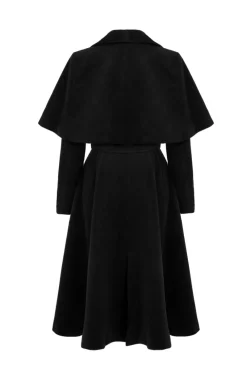 Hell Bunny Ingrid Coat Black Sale