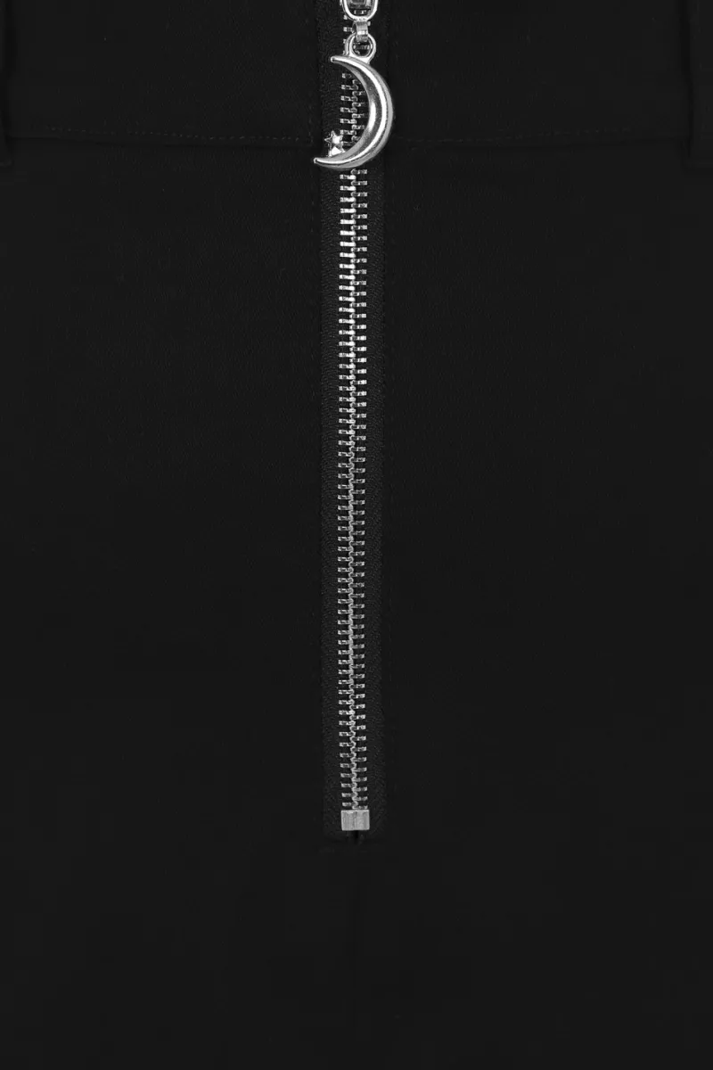 Hell Bunny Interstellar Mini Skirt Black Clearance