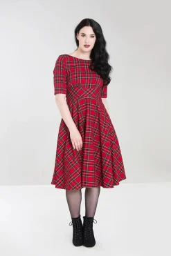 Hell Bunny Irvine 50's Dress Red Outlet