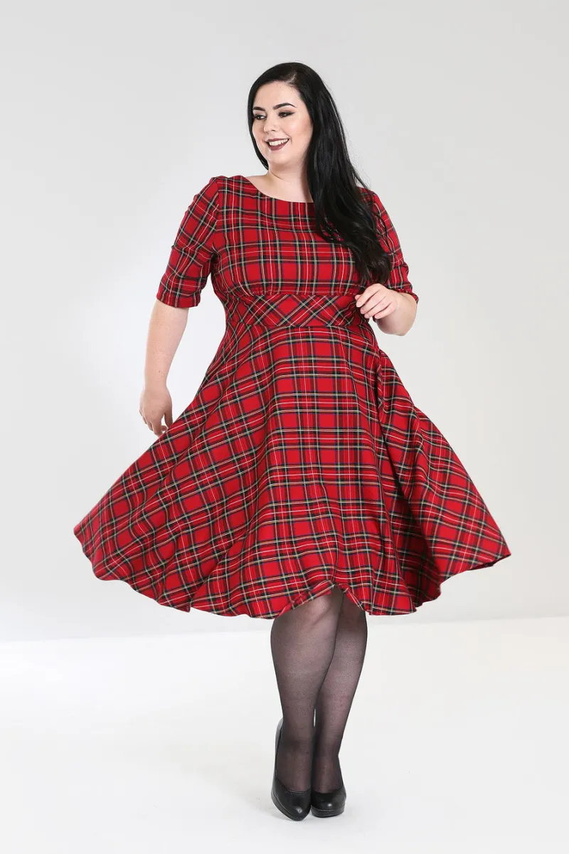 Hell Bunny Irvine 50's Dress Red Outlet