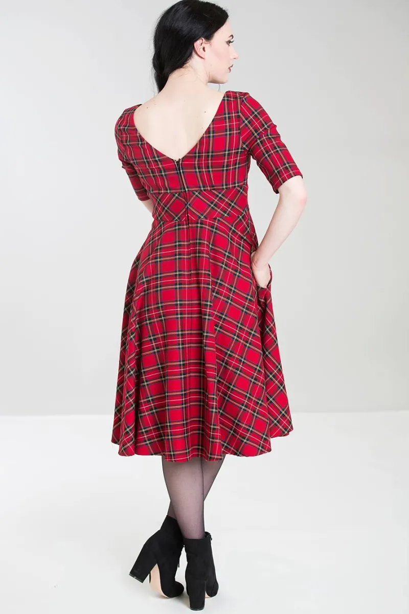 Hell Bunny Irvine 50's Dress Red Outlet
