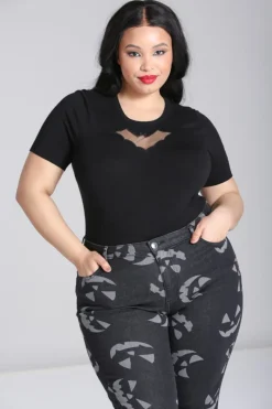 Hell Bunny Jack-O-Lantern Jeans Black