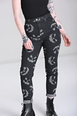 Hell Bunny Jack-O-Lantern Jeans Black