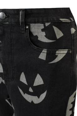 Hell Bunny Jack-O-Lantern Jeans Black