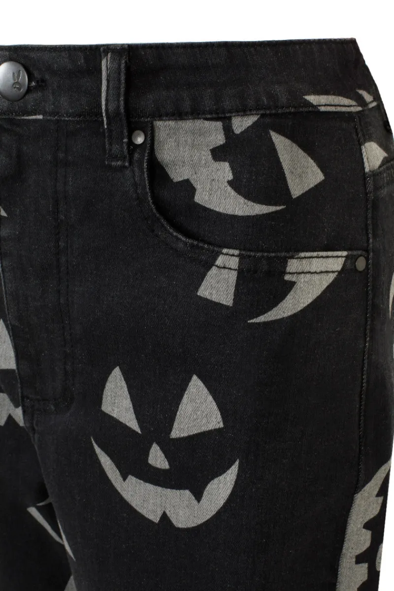 Hell Bunny Jack-O-Lantern Jeans Black