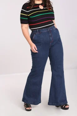 Hell Bunny Jaclyn Jeans Blue Best