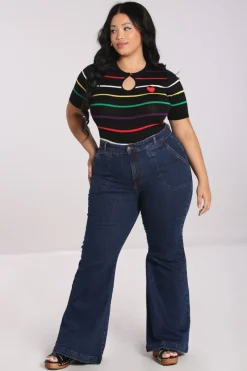 Hell Bunny Jaclyn Jeans Blue Best