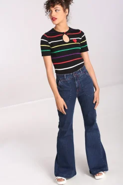 Hell Bunny Jaclyn Jeans Blue Best