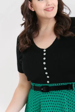 Hell Bunny Josie Top Black Online