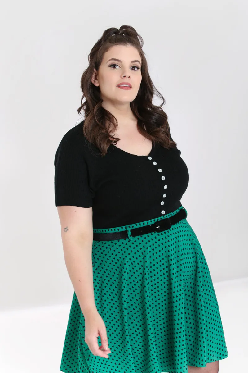 Hell Bunny Josie Top Black Online