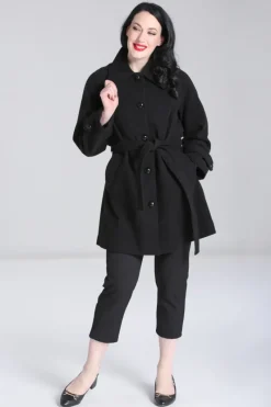 Hell Bunny Juliette Coat Black Sale